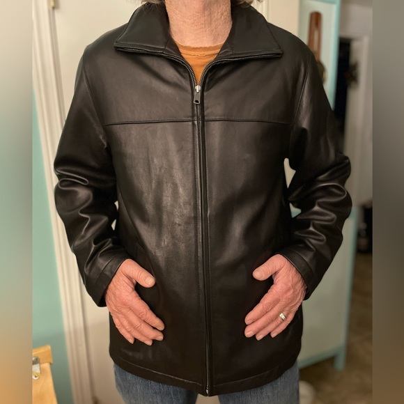 Apt 9 Lambskin Leather Jacket - Men’s size Medium - Picture 2 of 6